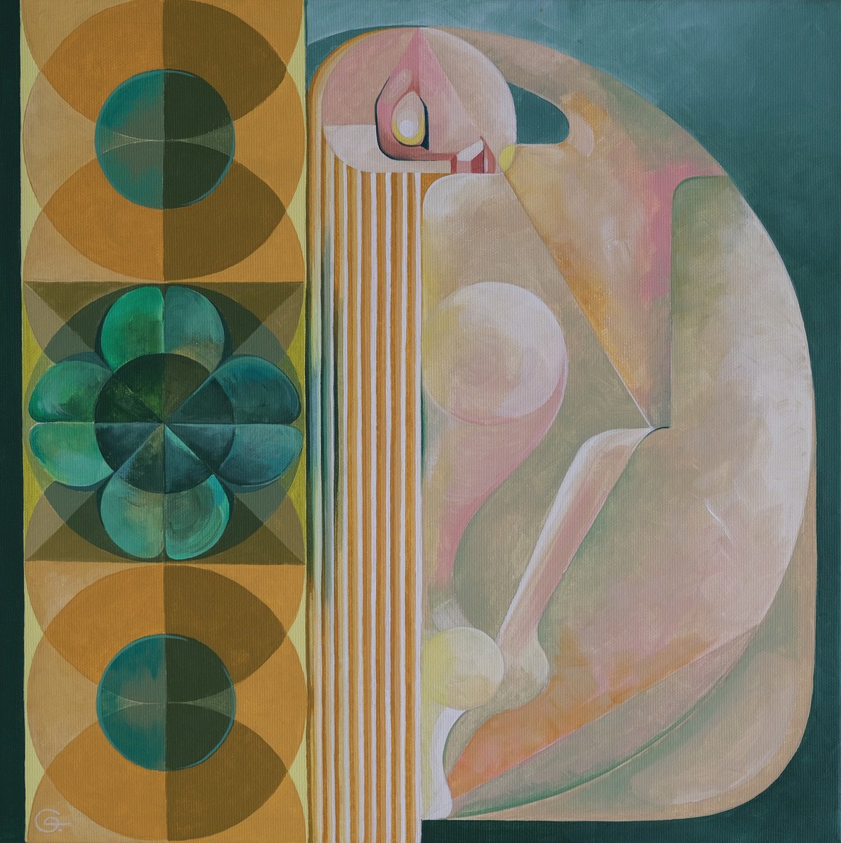 Ornament - Luck By Tetiana Gryshchenko, 25 X 25, Artwork For Sale On Artfinder