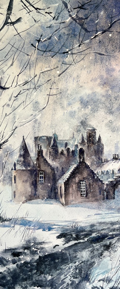 Castle Fraser/Scottish sketches by Larissa Rogacheva