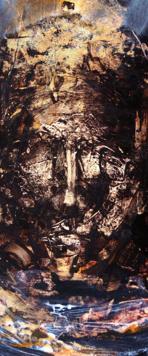 HUMAN FACE EXPRESSIVITY TRAVELER ONIRIC SPIRITUAL MASTERPIECE BY OVIDIU KLOSKA ABOUT ESCAPE FROM MUNDANE WORLD, 2015 by Kloska Ovidiu
