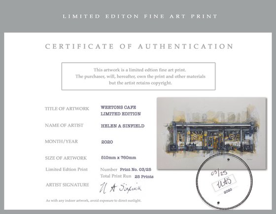 Cafe Weetons Harrogate