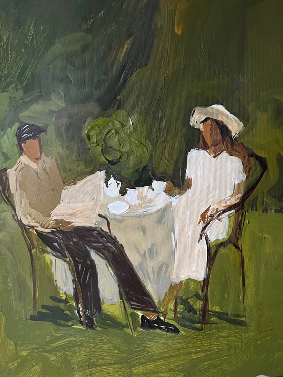 «Time of White Hydrangeas»