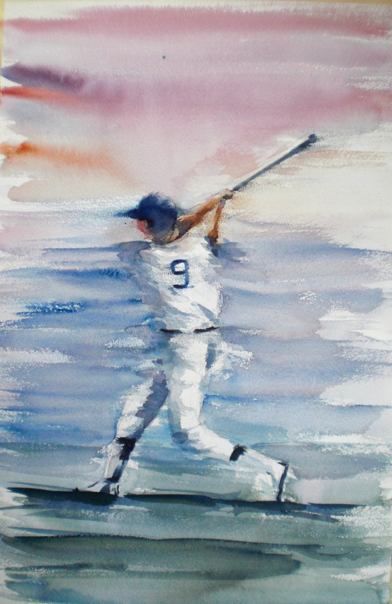 baseball player by Giorgio Gosti