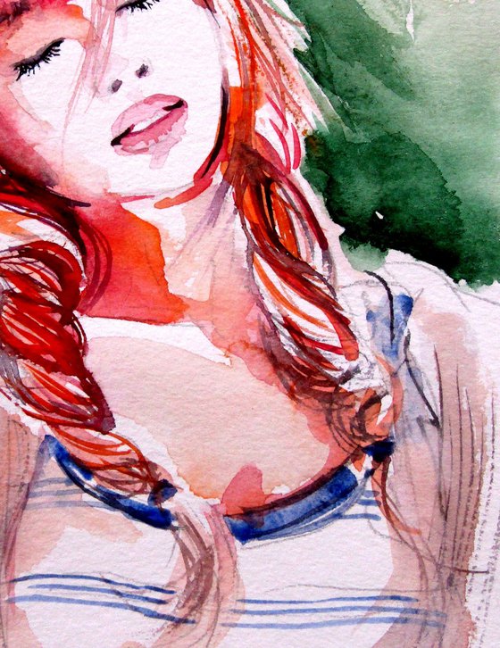 Dreamer blondie girl