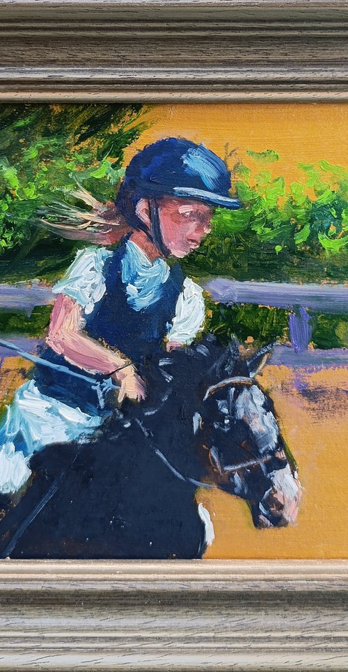 Junge Jockey by Salana Art / Svetlana Samovarova