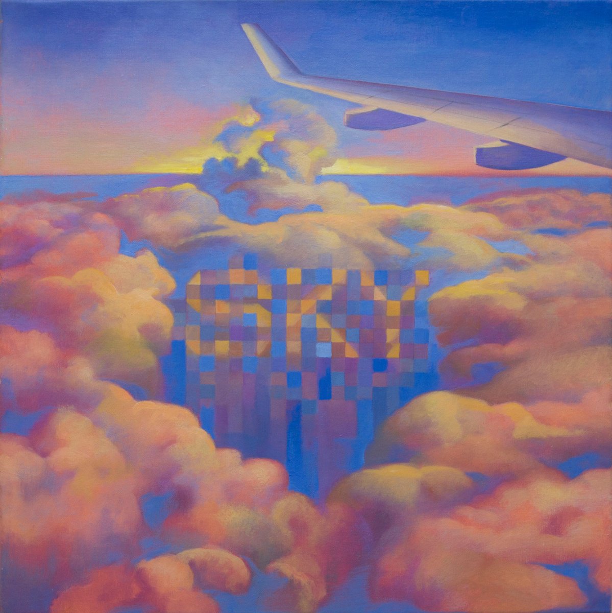 Photorealistic Landscape Oil Painting By Yaroslav Kurbanov, 25 X 25", Dream, Original Artwork