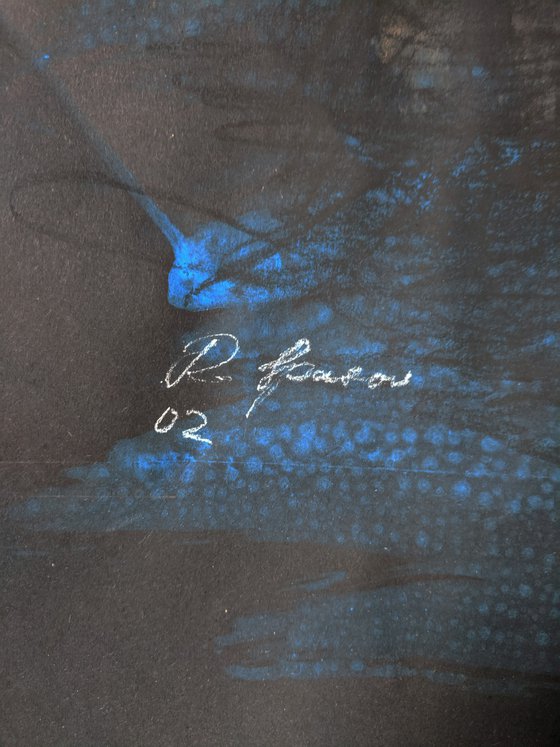 Dry Pastel Figure Study