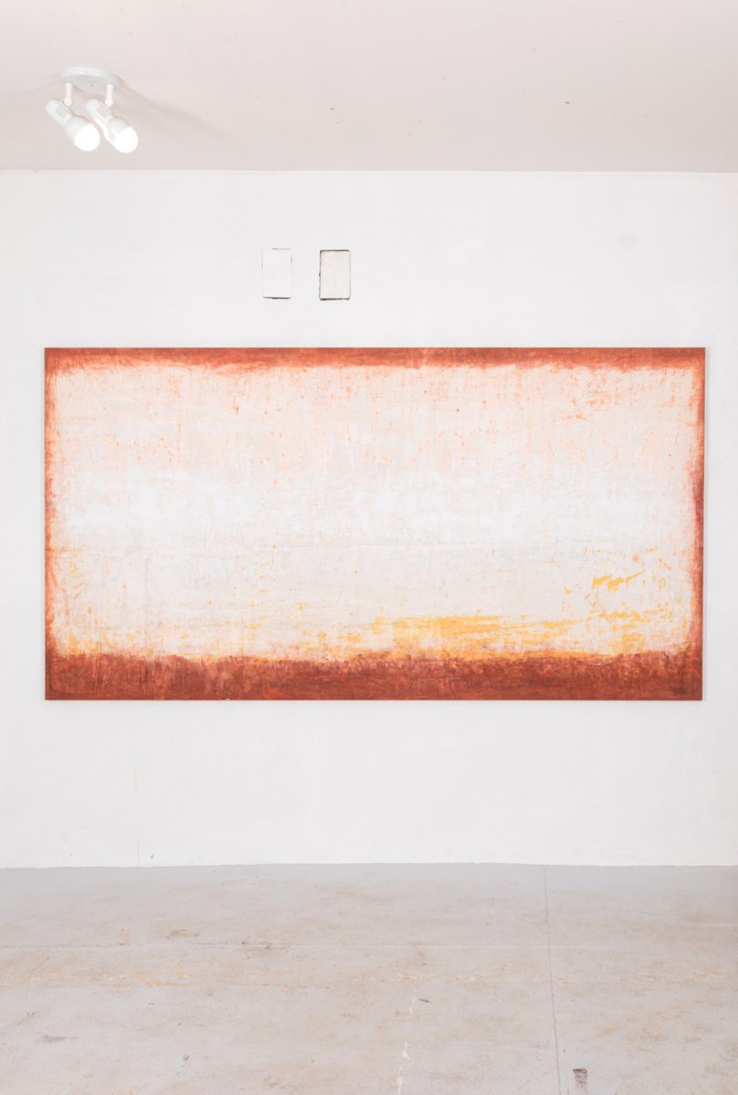 Abstract Acrylic Painting By Rokas Berziunas, 110 X 57", No. 25-32, Original Artwork