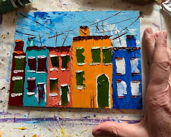 Venice Burano Painting