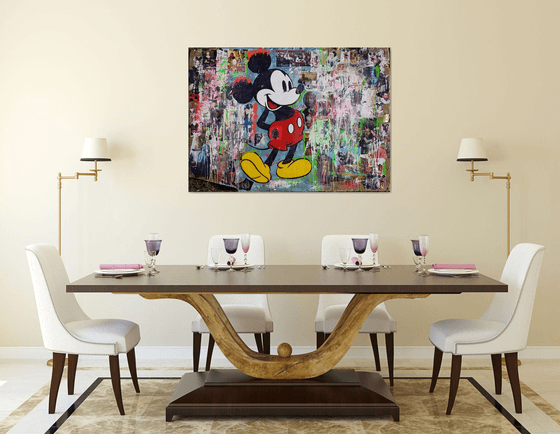 Micky Mouse in art