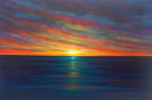 Night Falls on the Setting Sun by Julia Everett