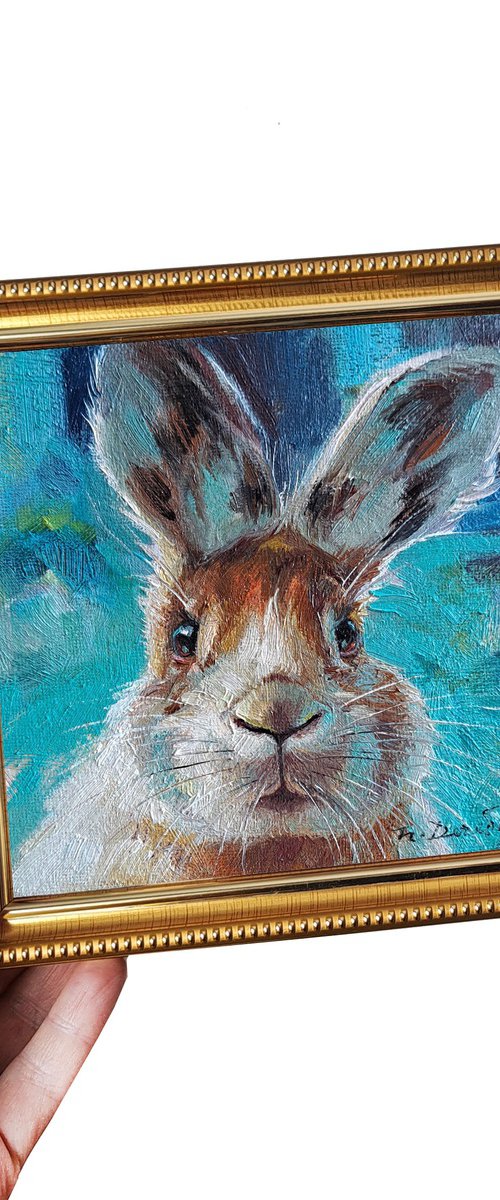 Funny rabbit by Nataly Derevyanko