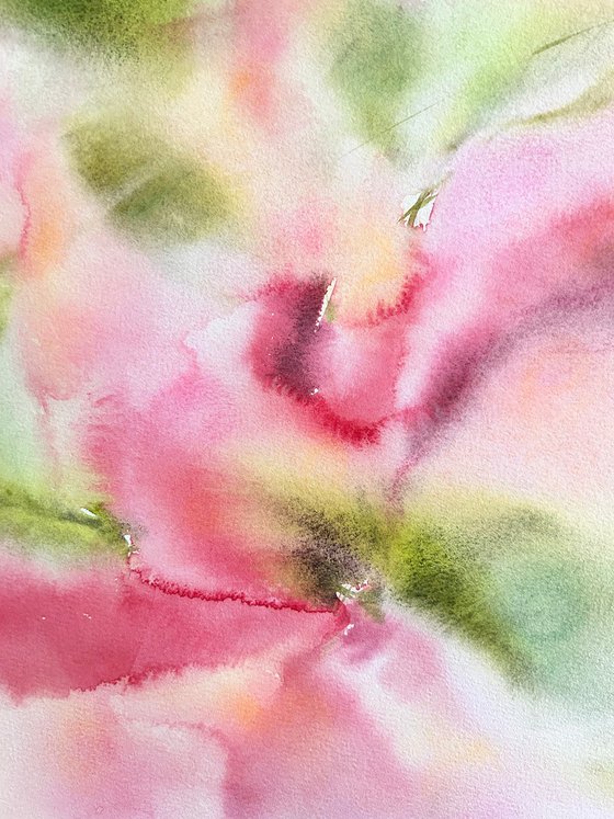 Abstract flowers bouquet