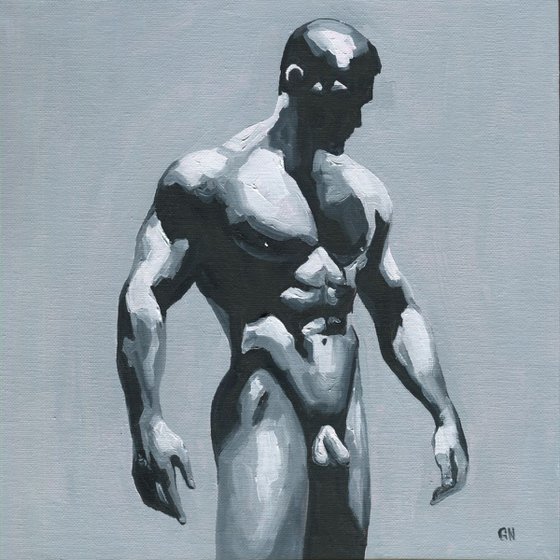 Between Light and Shadow 2 - Male nude