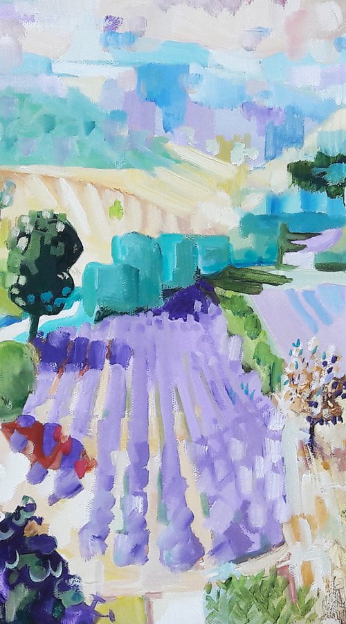 le Chemin de Valensole by Chris Walker