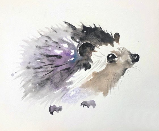 Violet hedgehog - reserved for Bryan