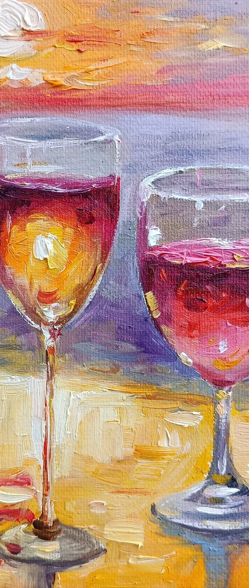 Two Glasses of Romance by Narek Qochunc