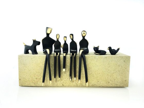 Family Portrait Sculpture - CUSTOM ORDERS ONLY