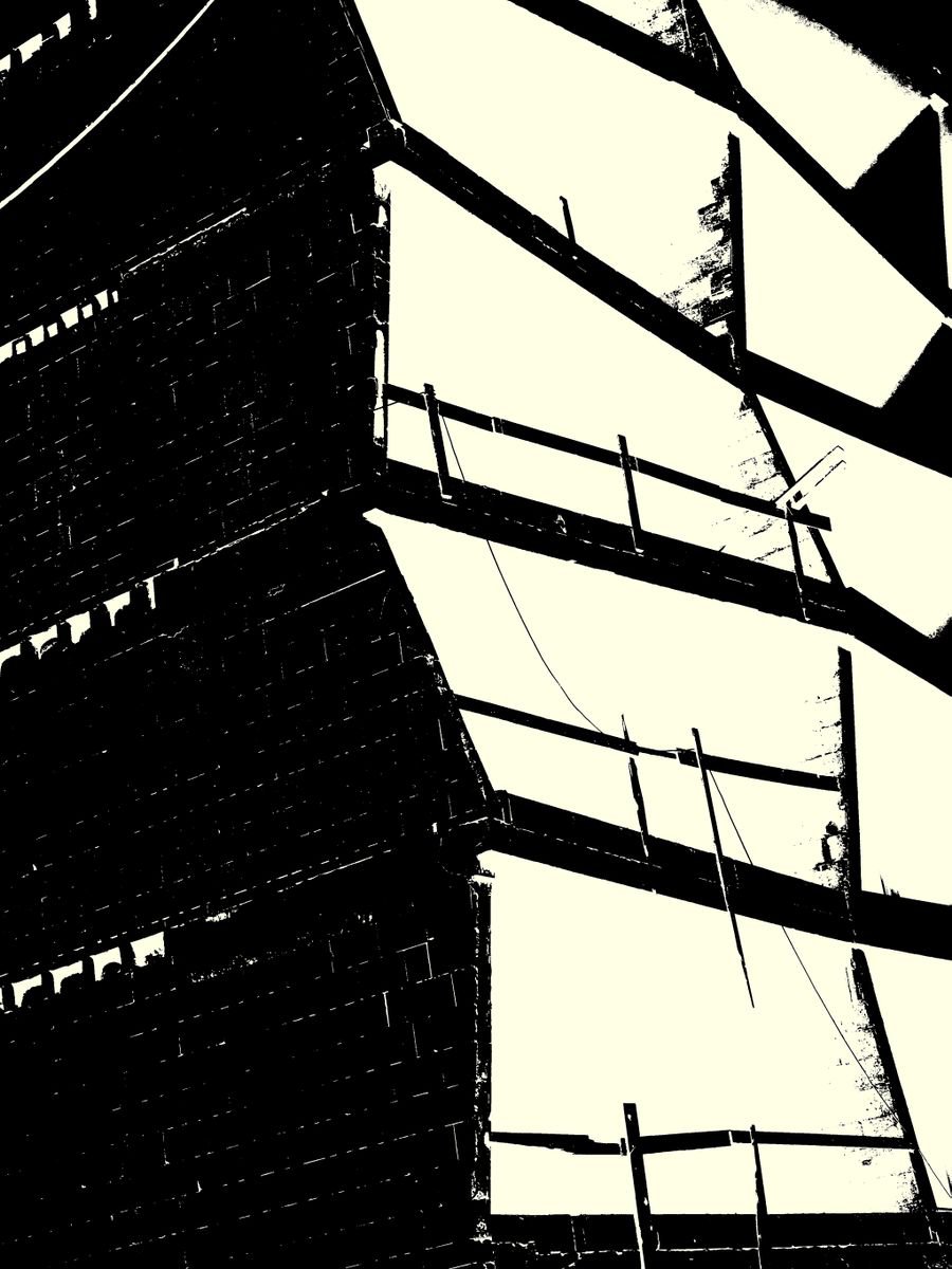 Abstract Cityscapes Photograph By Petr Strnad, 12 X 16", Quick Notes #28, Original Artwork