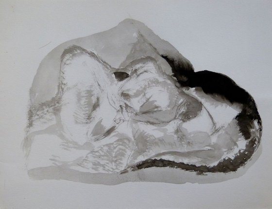 Asleep, 25x32 cm