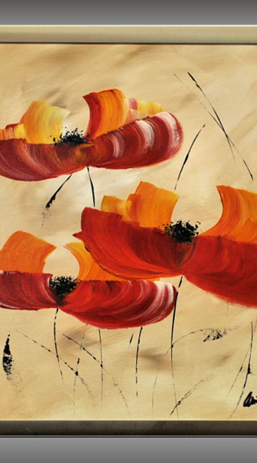 Wild Poppies by Edelgard Schroer