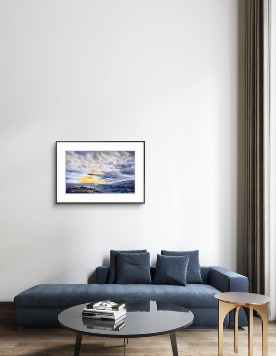 Sunset on the sea #12