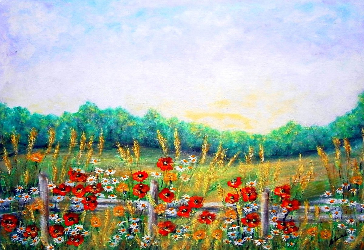 When summer painting 1.. by Emilia Urbanikova