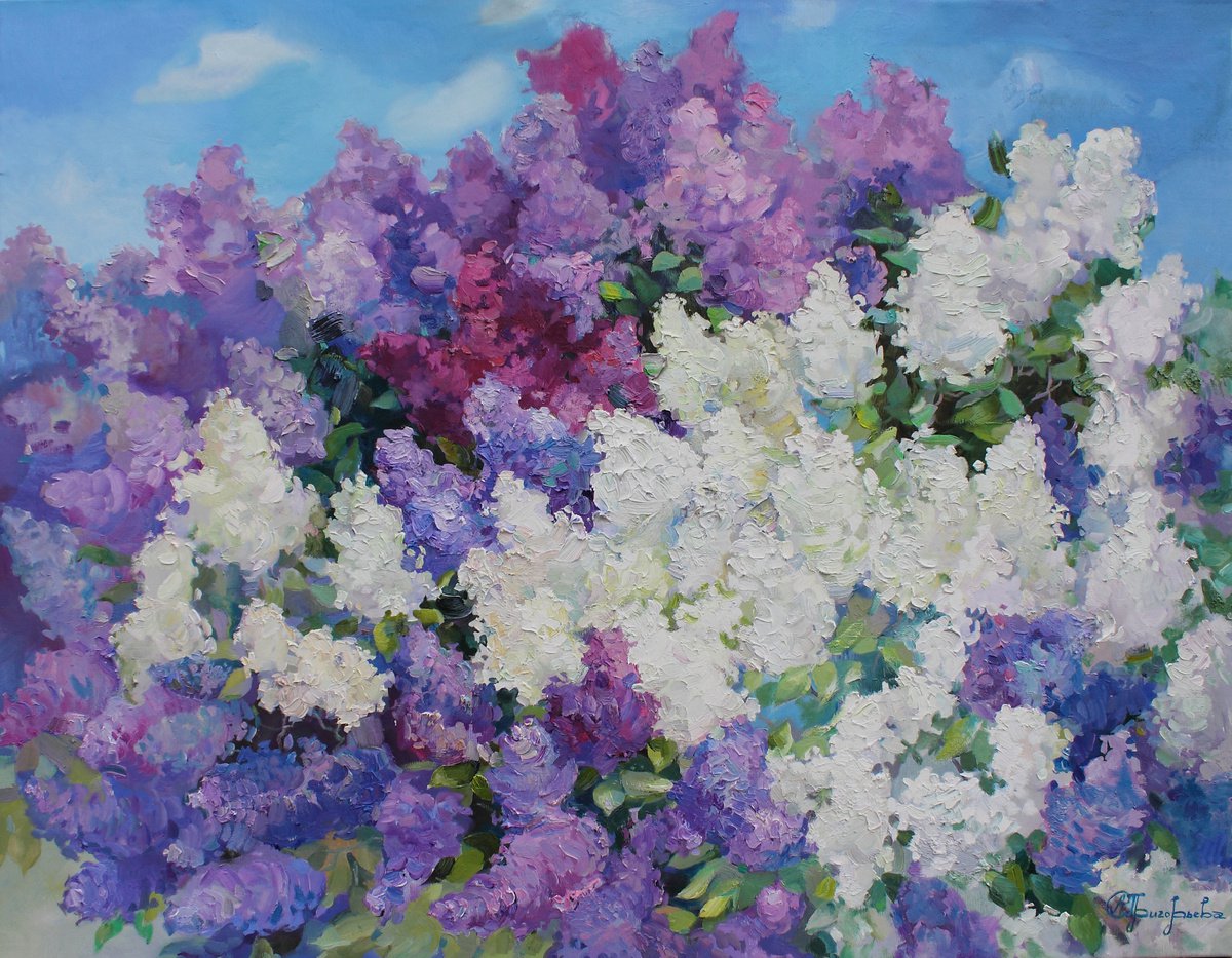 Lilac paradise by Anastasiia Grygorieva