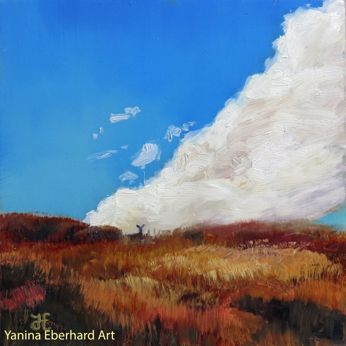 The deer and the cloud by Yanina Eberhard