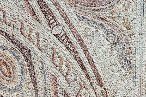 Mosaic on the floor