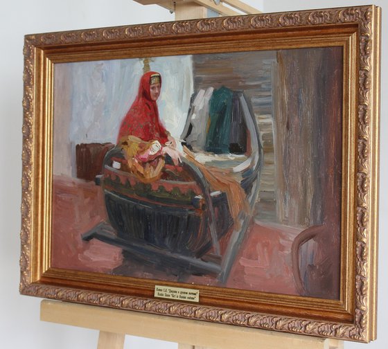Girl in Russian costume