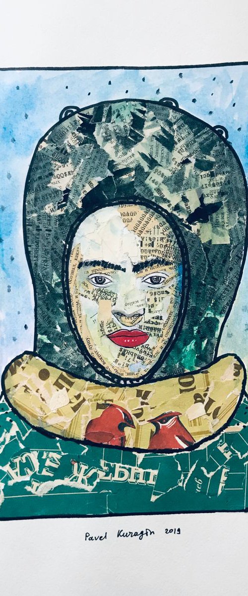 Brave Frida Kahlo by Pavel Kuragin