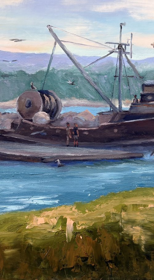 Crane Vessel by Grace Diehl
