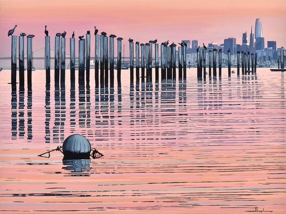 San Francisco Bay After Sunset