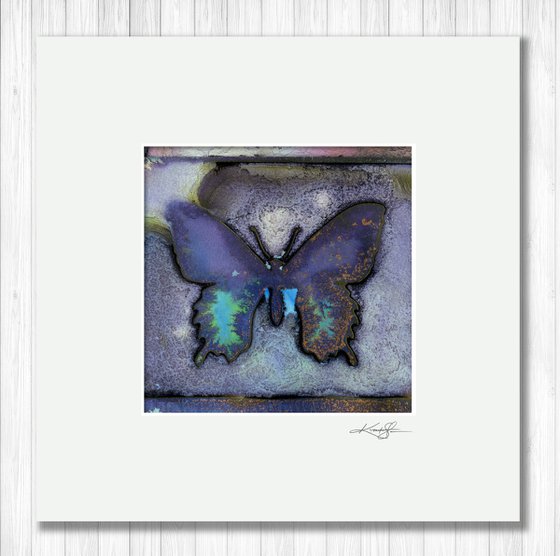 Natural Beauty 4 - Insect Painting by Kathy Morton Stanion