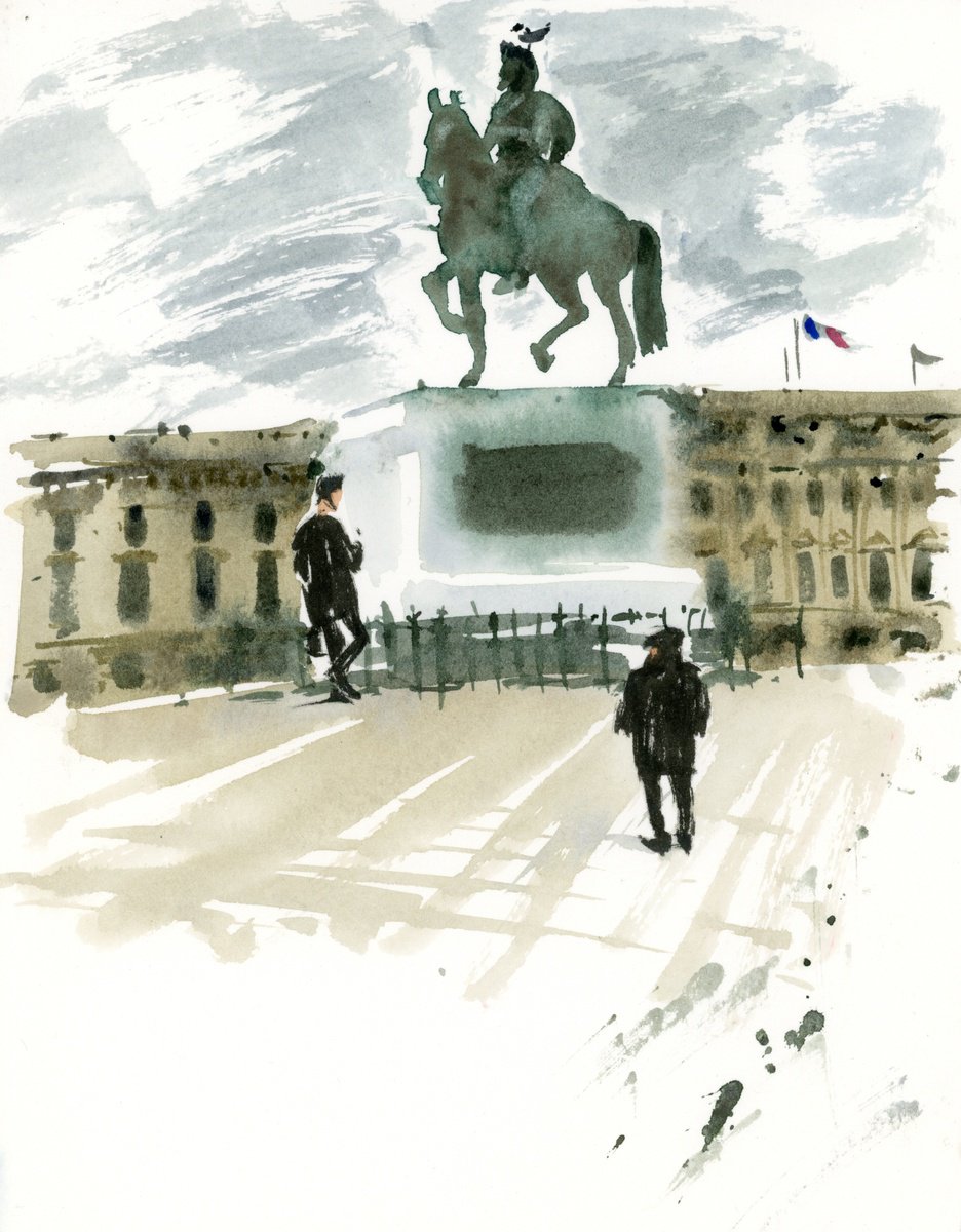 Le bon roi Henri. Paris in February #5 by Tatyana Tokareva
