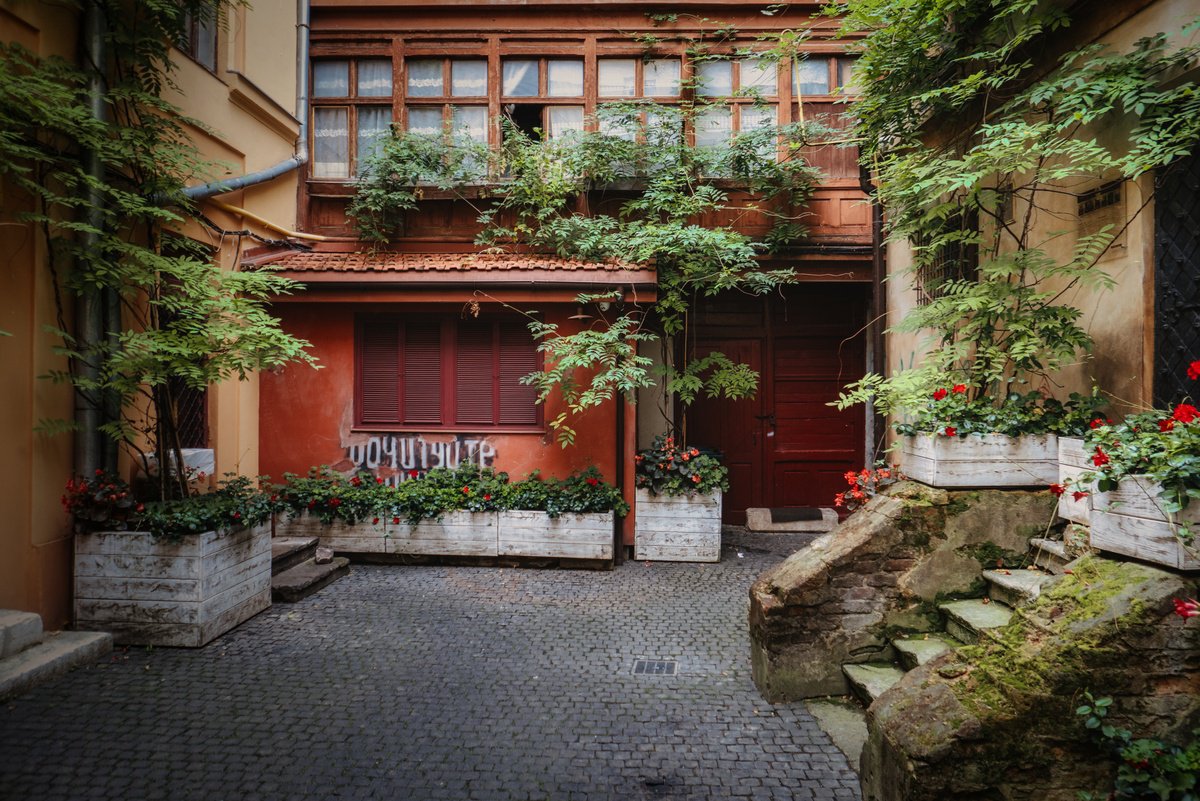 Lviv courtyard. Ukraine by Vlad Durniev