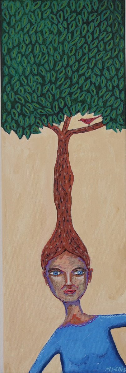 Acrylic Painting , A Tiny Bit Of Ocd By Mariann Johansen-Ellis, 8 X 24, Artwork For Sale On Artfinder