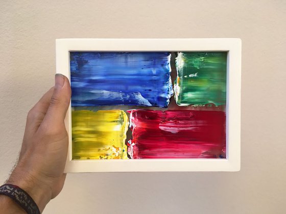 "Mind The Gap" - Reversible PMS Micro Painting