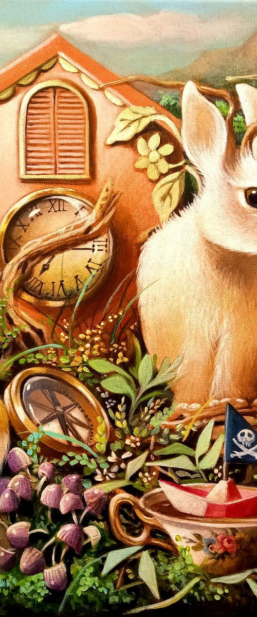 There's a pirate ship in my tea that's lost its compass by Valentina Toma' aka Zoe Chigi