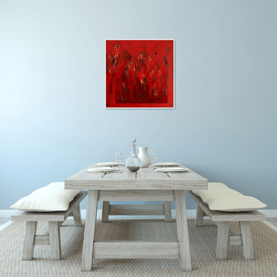 Ember Ground_30"X30" 2025