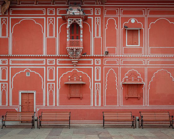 Ornate Red Wall