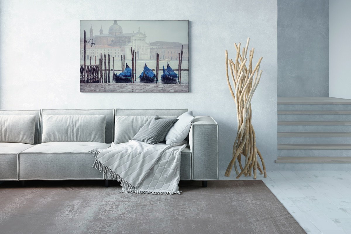 Photorealistic Cityscapes Photograph By Pavel Oskin, 35 X 24", Bacino, Original Artwork