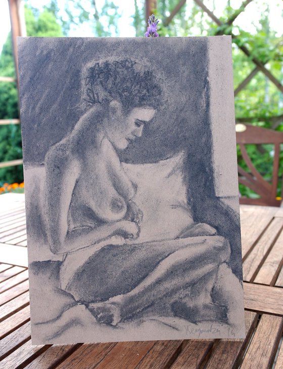 Female Figure 51 Charcoal