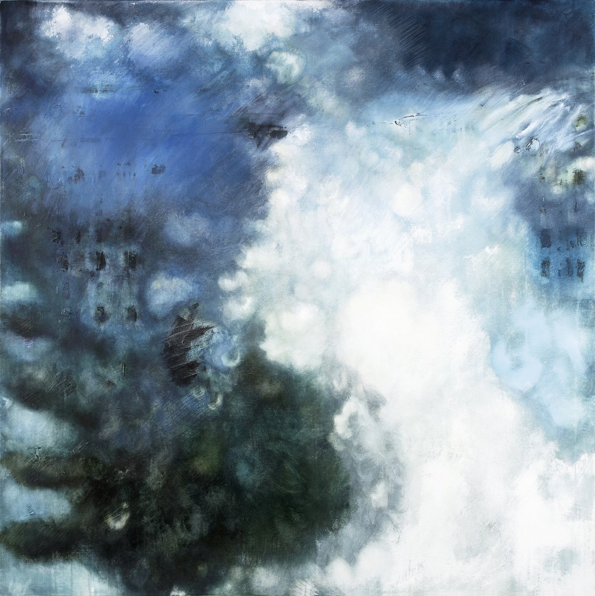 A Case Of You, Blue By Gina Parr, 47 X 47, Artwork For Sale On Artfinder