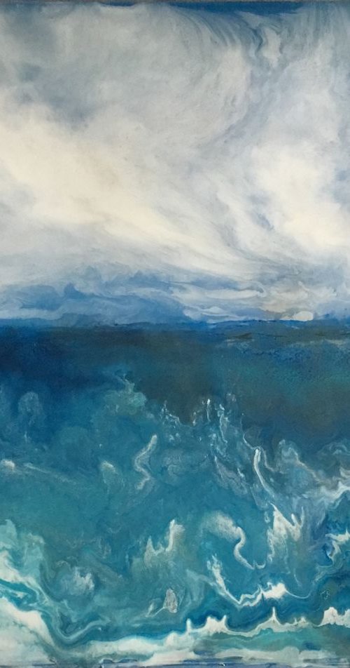 Seascape, rough with the smooth by Paul Hardern