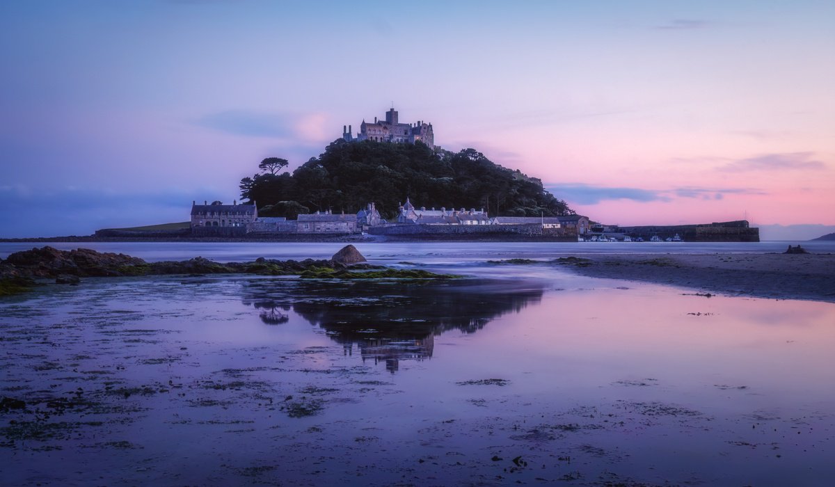 Landscape Photograph By Paul Nash, 24 X 12", St Michaels Reflection, Original Artwork
