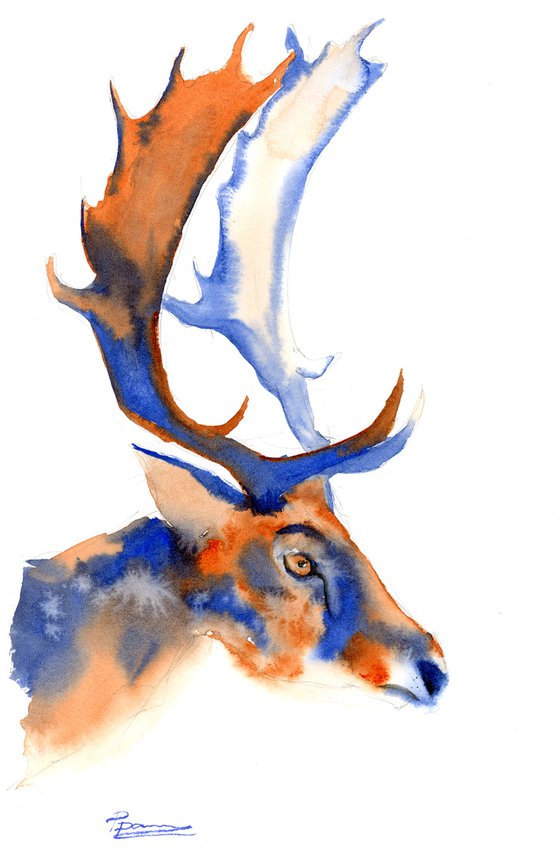 Bright deer (series Bright color animals 3 of 6)