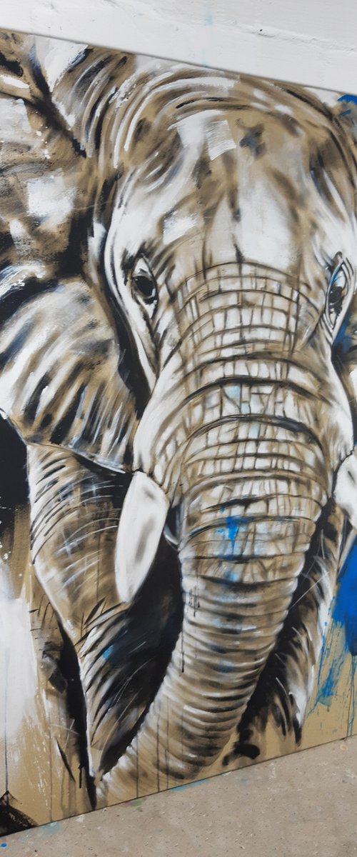 ELEPHANT #15 - Series 'One of the big five' by Stefanie Rogge