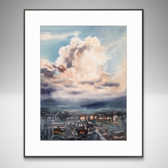 City Cloudscape at Sunrise #3