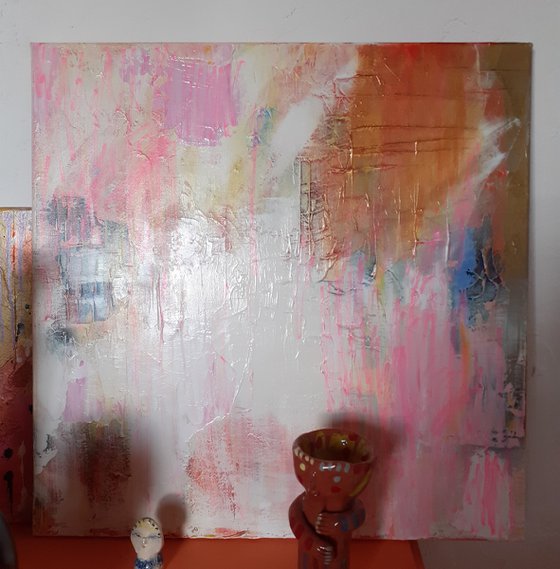 Abstract painting Voyage Intérieur II